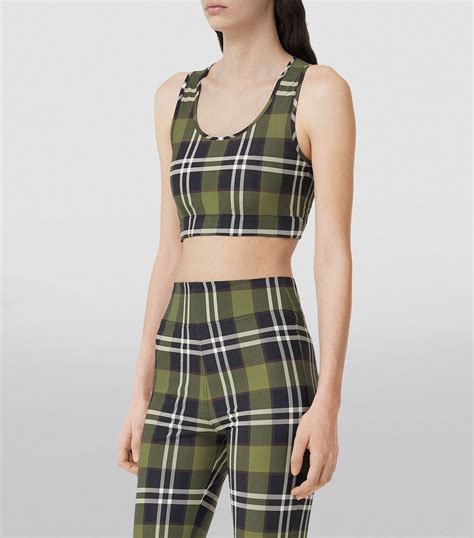 burberry print cropped top|burberry cropped zip top.